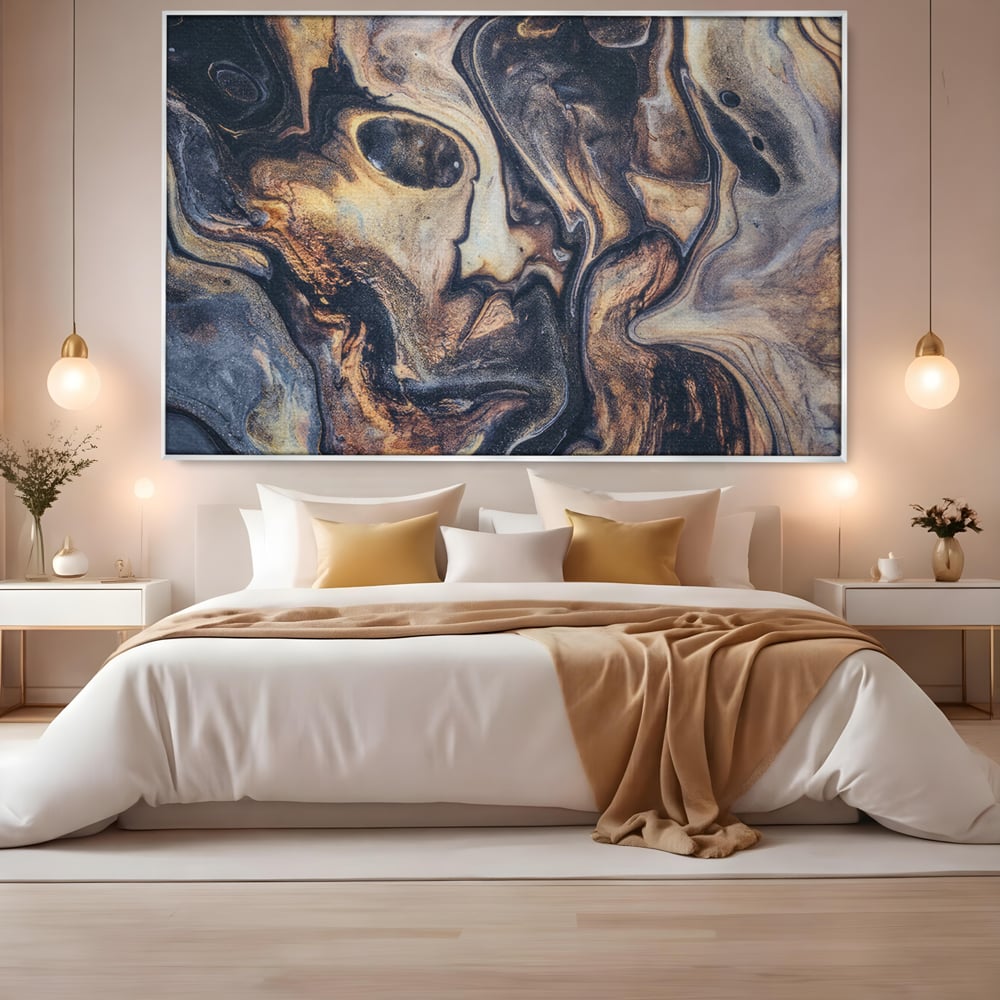 Tablou Canvas Premium LuxCanva® C1042, Abstract , Culori, Abstract, Office, Living Room, Relaxare, Culori Vibrante