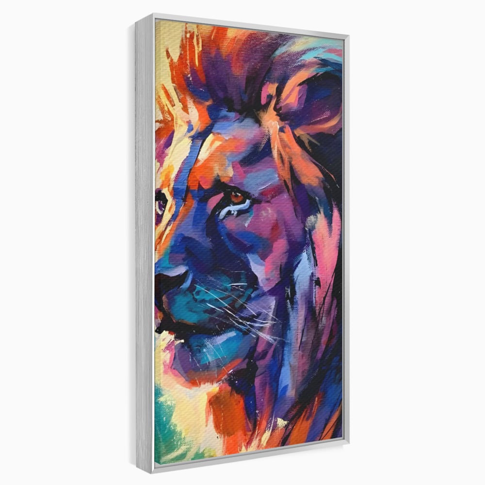 Tablou Canvas Premium LuxCanva® C1046, Lion King Focus , Culori, Lion, Focus, Living Room, Bedroom, Relaxare, Culori Vibrante