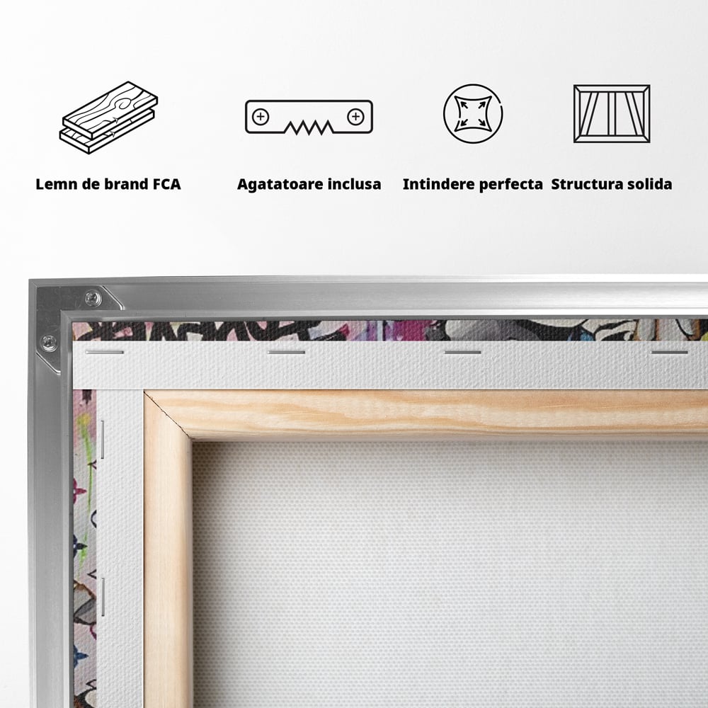 Tablou Canvas Premium LuxCanva® C1047, Brother's Love , Culori, Brothers, Endless Love, Living Room, Camera Copilului, Relaxare, Culori Vibrante