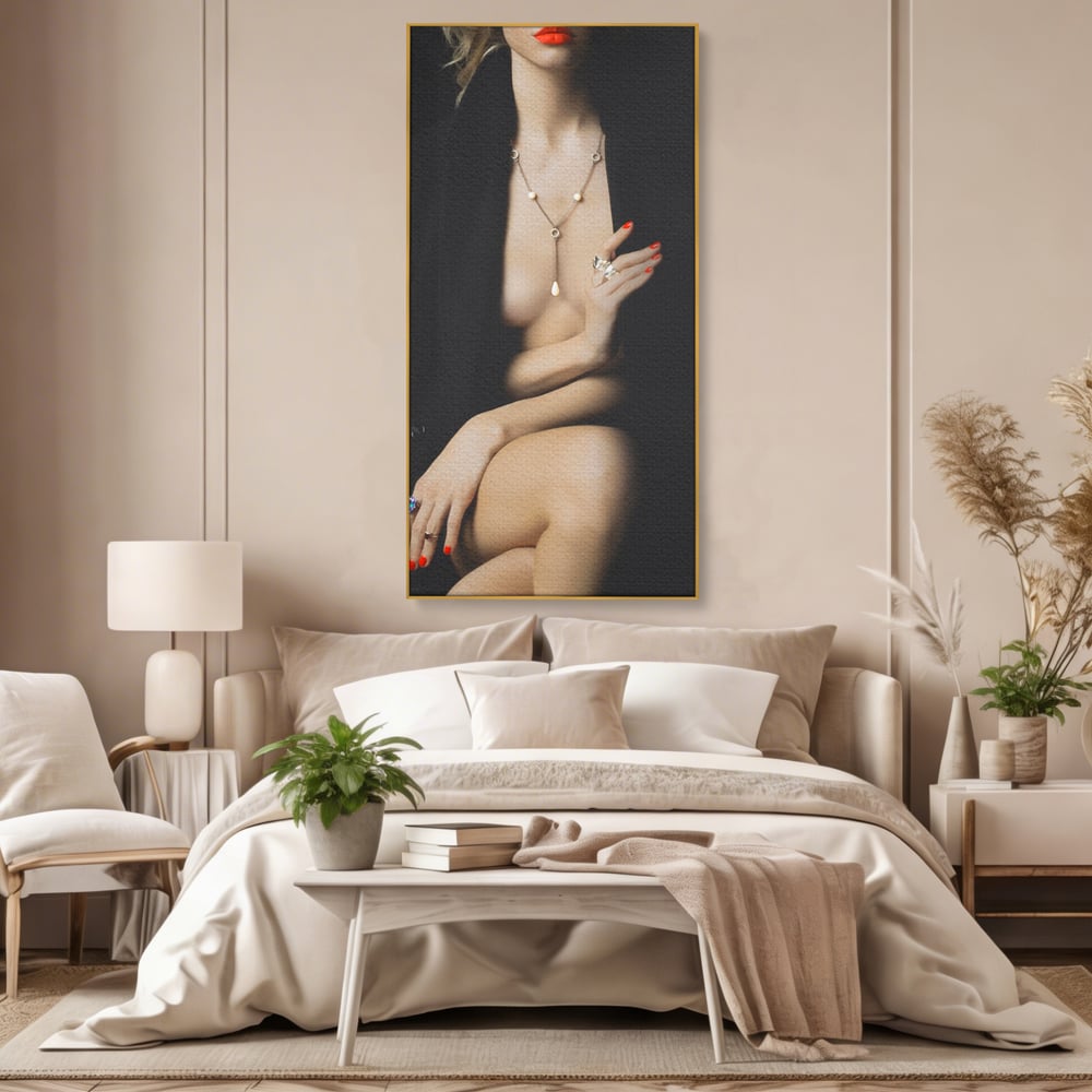 Tablou Canvas Premium LuxCanva® C1050, Sensual Women , Culori, Women, Sensuality, Living Room, Bedroom, Relaxare, Culori Vibrante