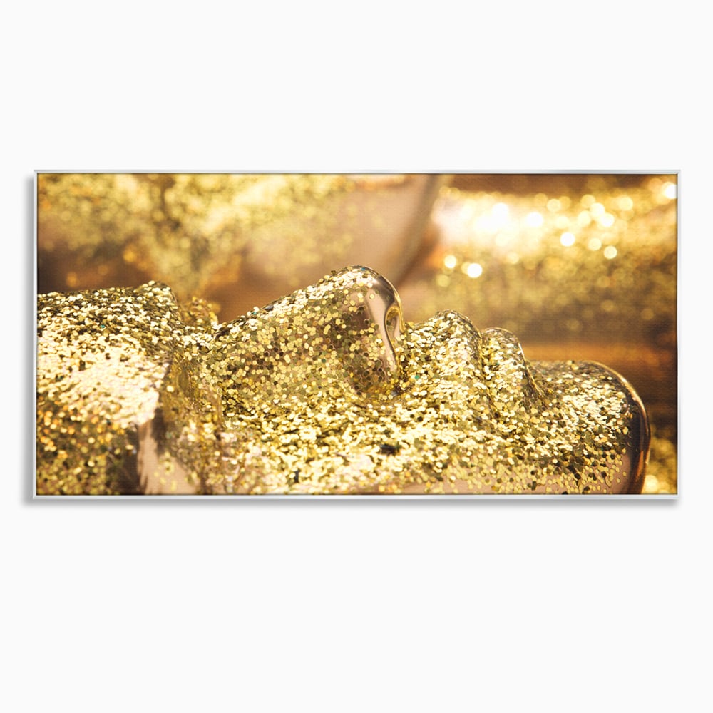 Tablou Canvas Premium LuxCanva® C1051, Golden Face , Culori, Gold, Face, Living Room, Bedroom, Relaxare, Culori Vibrante
