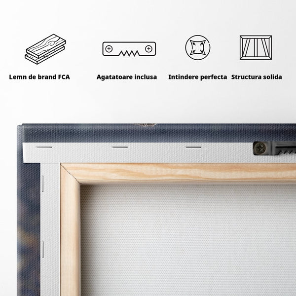 Tablou Canvas Premium LuxCanva® C1053, Cristiano Ronaldo , Culori, Capitan, Portugalia, The Best Ever, Camera Copilului, Gaming Room, Relaxare, Culori Vibrante