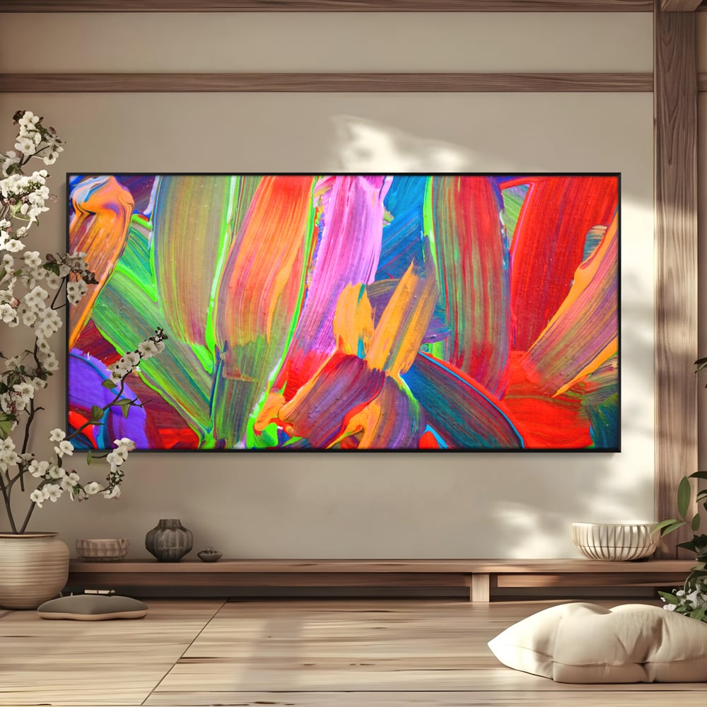 Tablou Canvas Premium LuxCanva® C1057, Abstract , Abstract, Camera Copilului, Living Room, Relaxare, Culori Vibrante