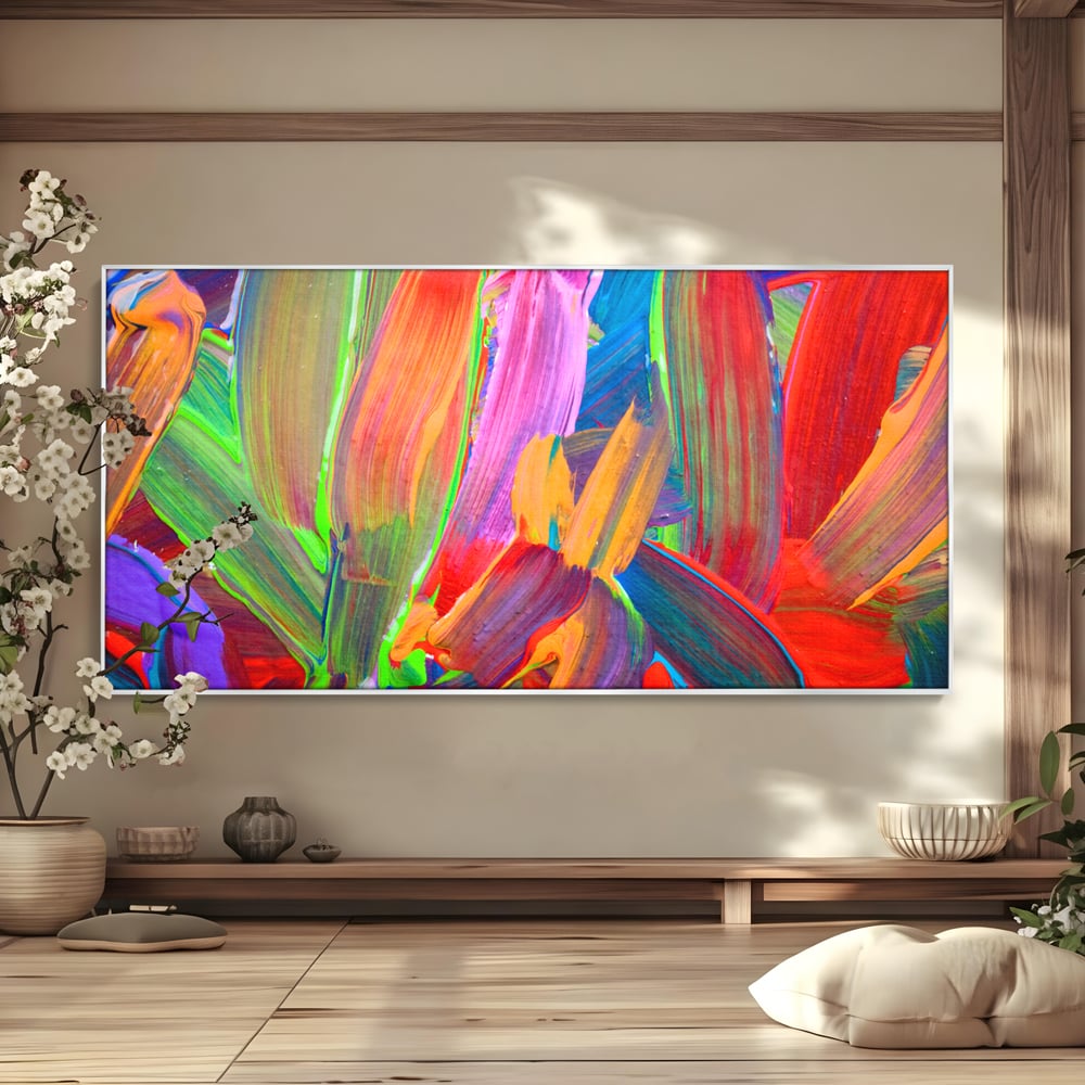 Tablou Canvas Premium LuxCanva® C1057, Abstract , Abstract, Camera Copilului, Living Room, Relaxare, Culori Vibrante