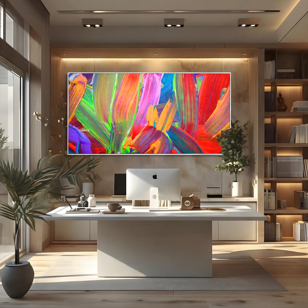 Tablou Canvas Premium LuxCanva® C1057, Abstract , Abstract, Camera Copilului, Living Room, Relaxare, Culori Vibrante