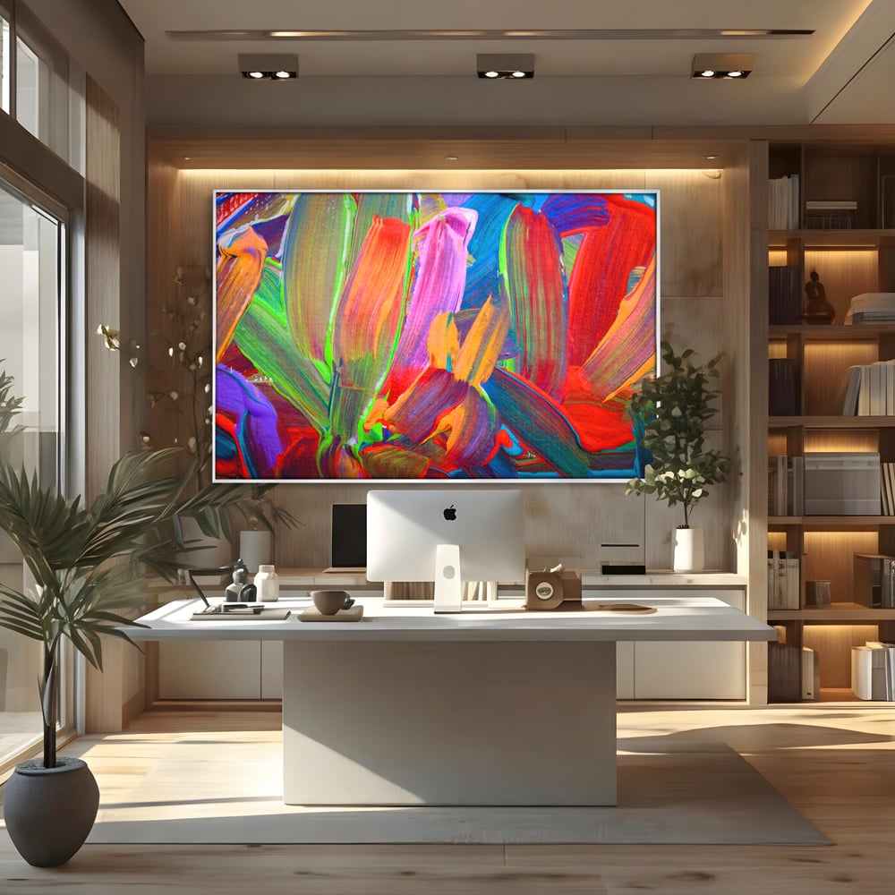 Tablou Canvas Premium LuxCanva® C1057, Abstract , Abstract, Camera Copilului, Living Room, Relaxare, Culori Vibrante