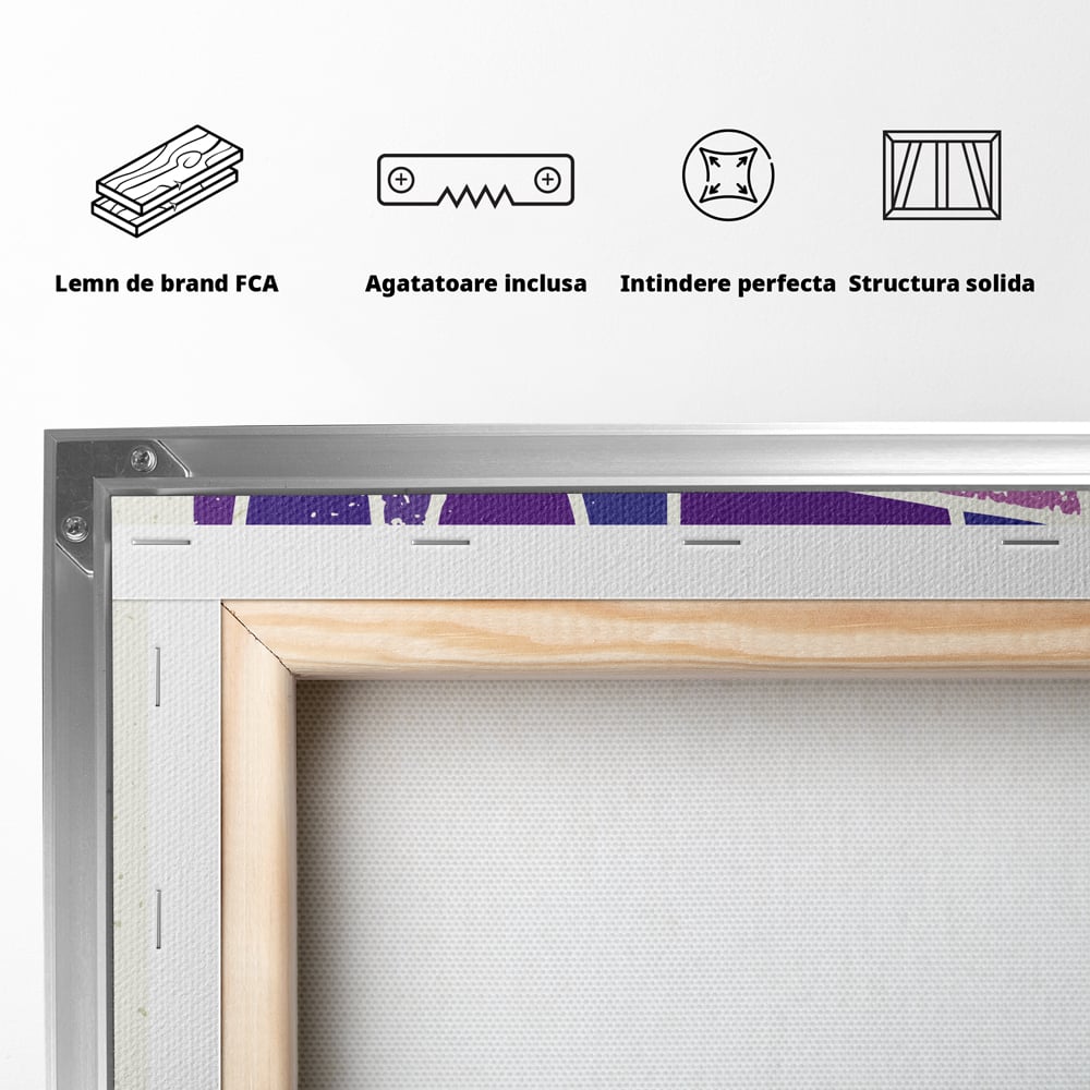 Tablou Canvas Premium LuxCanva® C1061, Dragostea Inseamna Tot , Mesaj, Dragoste, Living Room, Bedroom, Relaxare, Culori Vibrante