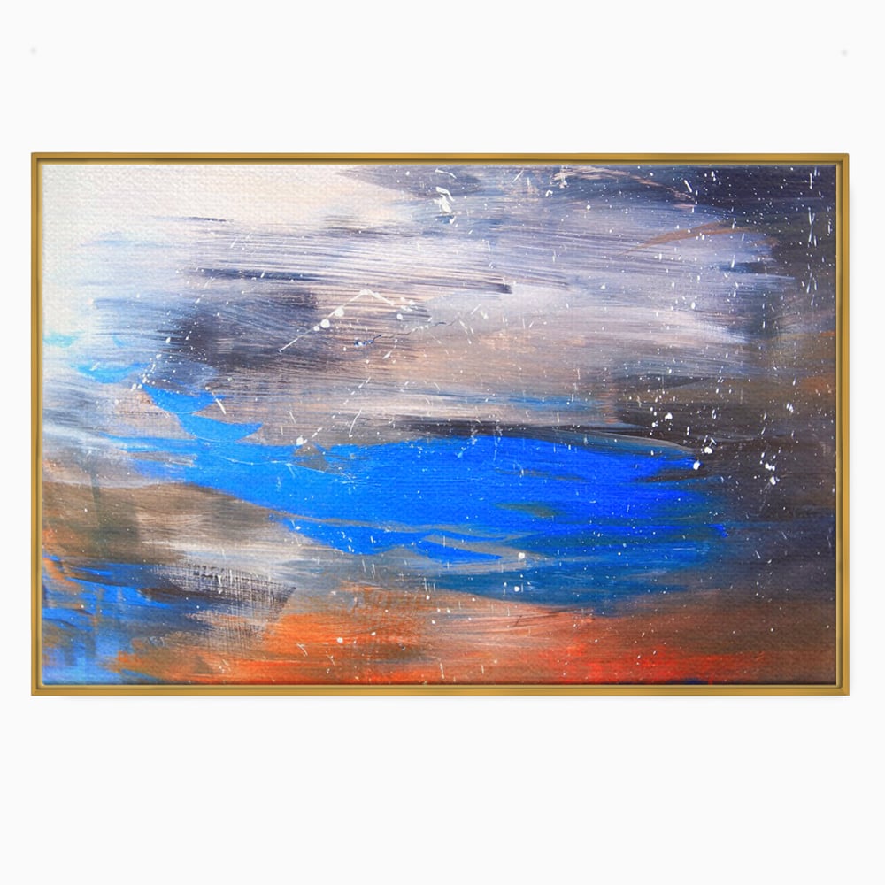 Tablou Canvas Premium LuxCanva® C1064, Pictura Abstracta , Abstract, Living Room, Office, Relaxare, Culori Vibrante