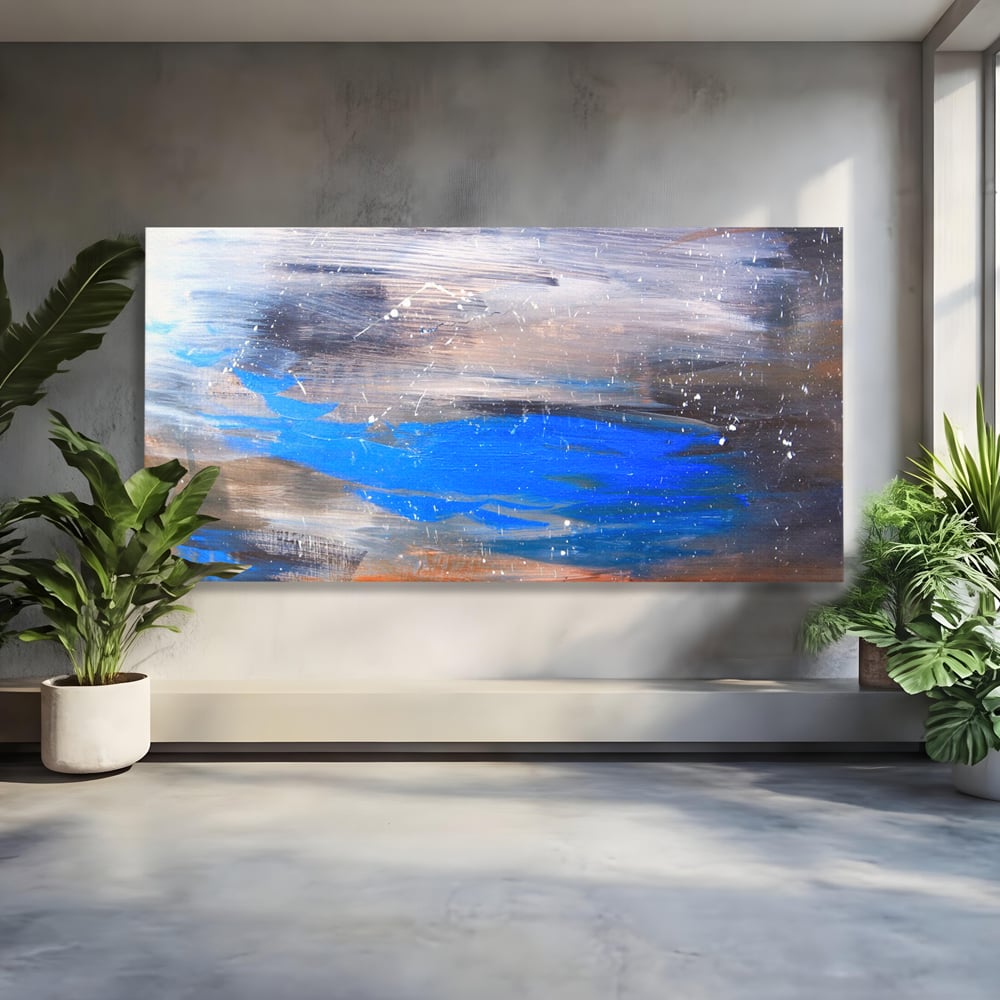 Tablou Canvas Premium LuxCanva® C1064, Pictura Abstracta , Abstract, Living Room, Office, Relaxare, Culori Vibrante