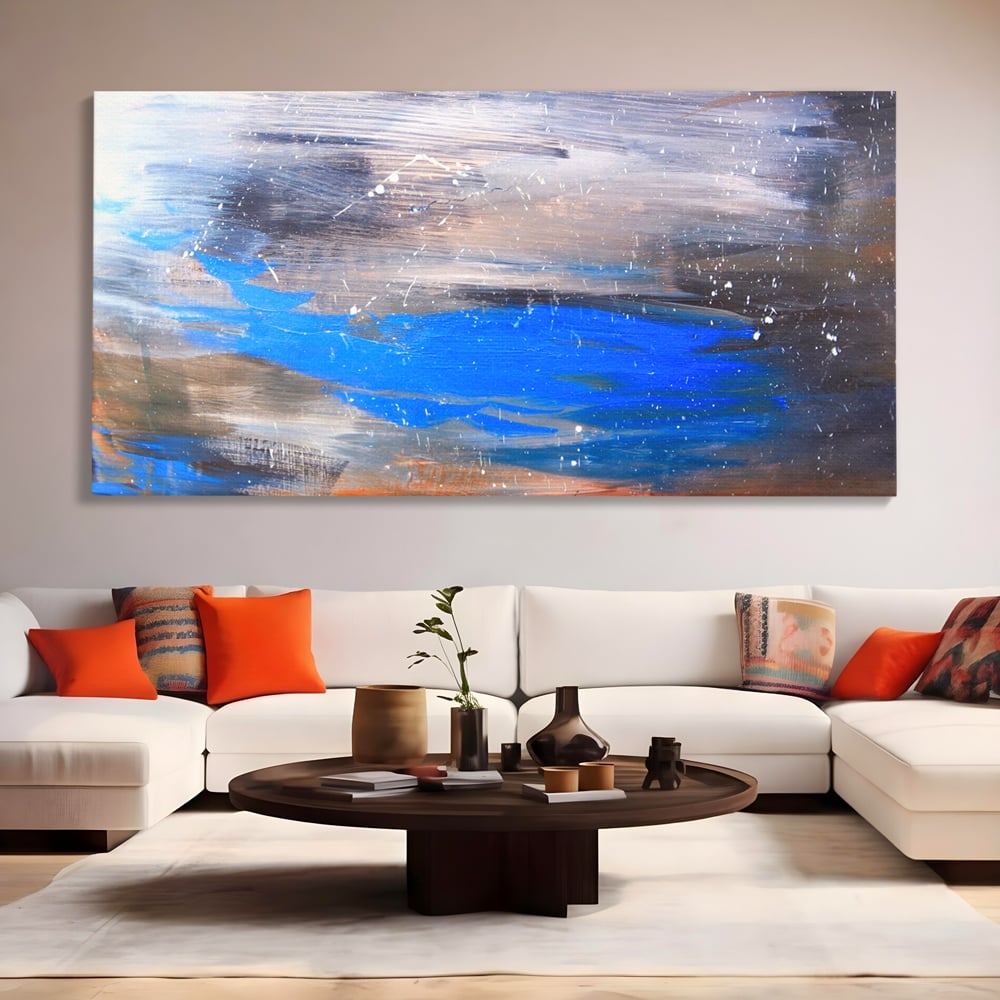 Tablou Canvas Premium LuxCanva® C1064, Pictura Abstracta , Abstract, Living Room, Office, Relaxare, Culori Vibrante