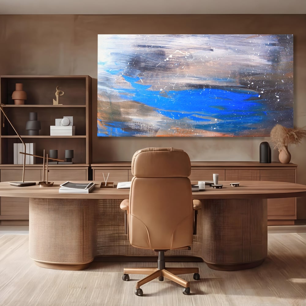 Tablou Canvas Premium LuxCanva® C1064, Pictura Abstracta , Abstract, Living Room, Office, Relaxare, Culori Vibrante