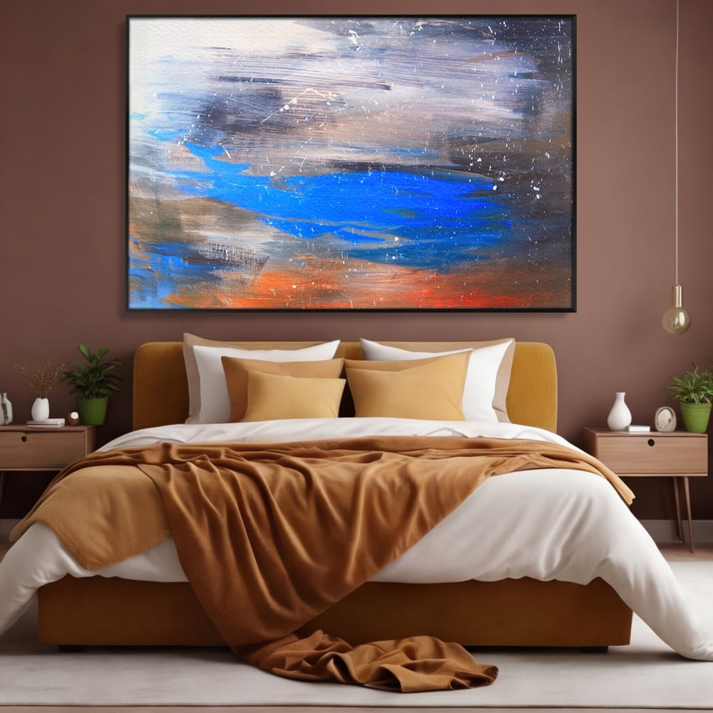 Tablou Canvas Premium LuxCanva® C1064, Pictura Abstracta , Abstract, Living Room, Office, Relaxare, Culori Vibrante