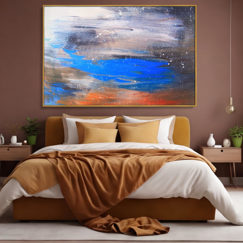 Tablou Canvas Premium LuxCanva® C1064, Pictura Abstracta , Abstract, Living Room, Office, Relaxare, Culori Vibrante