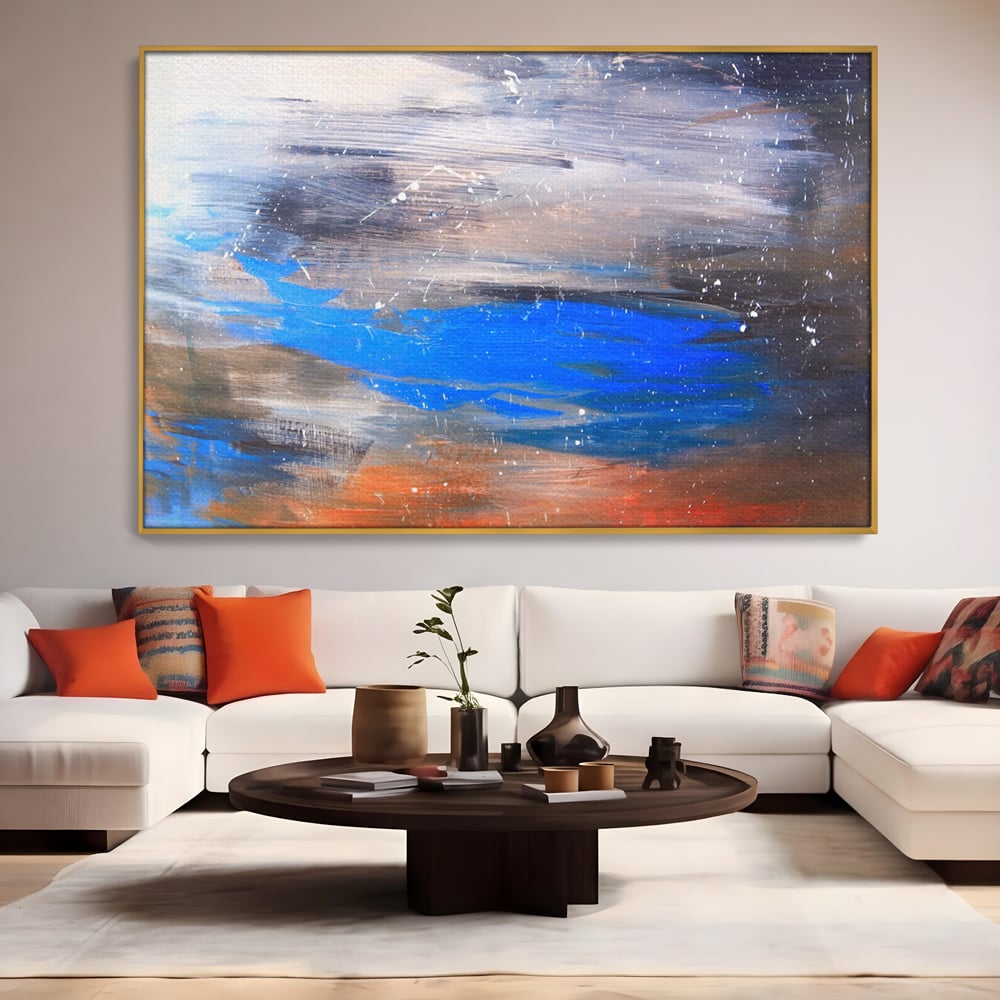 Tablou Canvas Premium LuxCanva® C1064, Pictura Abstracta , Abstract, Living Room, Office, Relaxare, Culori Vibrante