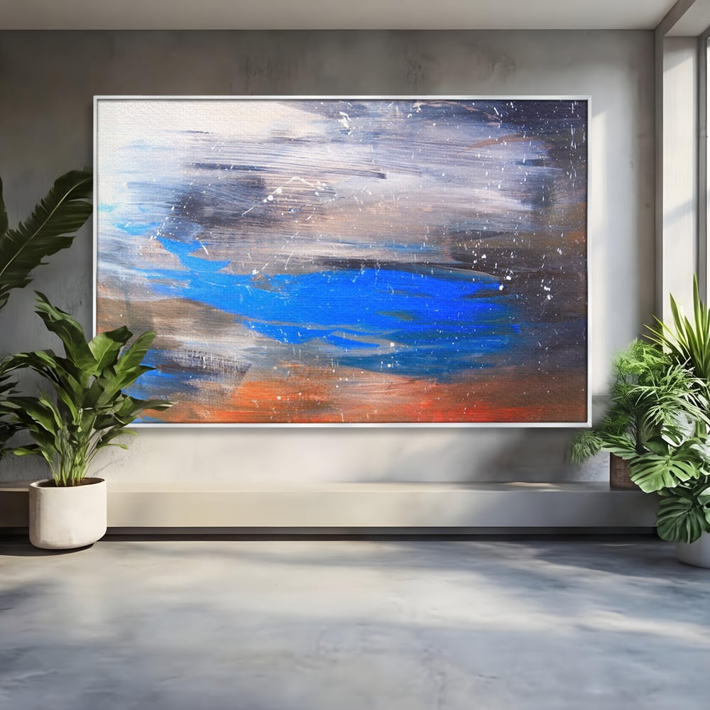Tablou Canvas Premium LuxCanva® C1064, Pictura Abstracta , Abstract, Living Room, Office, Relaxare, Culori Vibrante