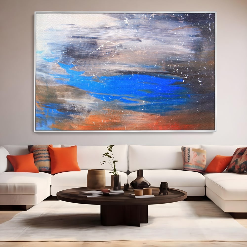 Tablou Canvas Premium LuxCanva® C1064, Pictura Abstracta , Abstract, Living Room, Office, Relaxare, Culori Vibrante