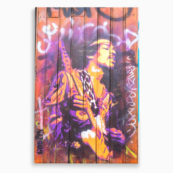 Tablou Canvas Premium, LuxCanva® C1065, Jimi Hendrix, Artist, Chitara, Muzician, Living Room, Office, Relaxare, Culori Vibrante
