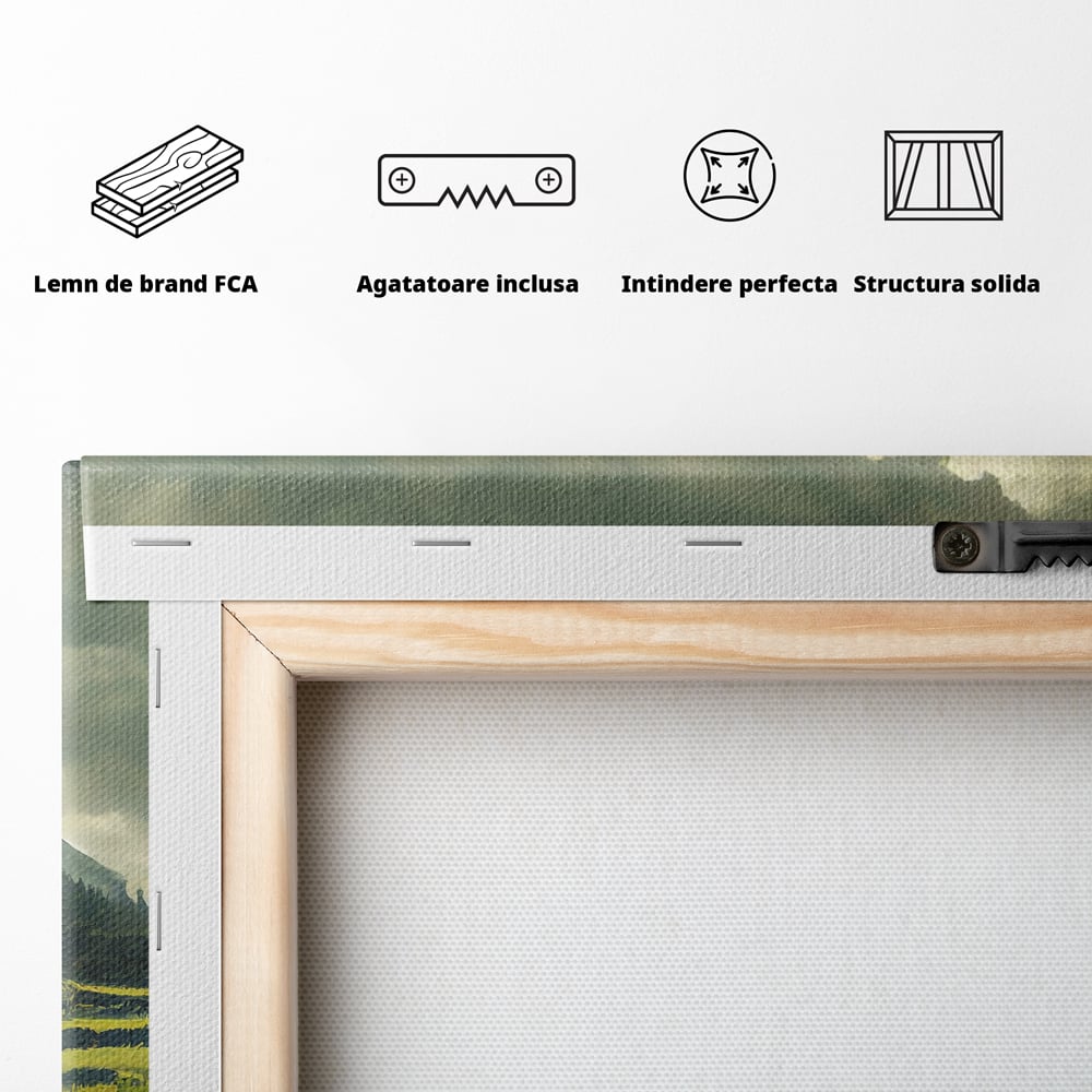 Tablou Canvas Premium LuxCanva® C1070, Cetate Din Antichitate , Cetate, Antichitate, Living Room, Office, Relaxare, Culori Vibrante