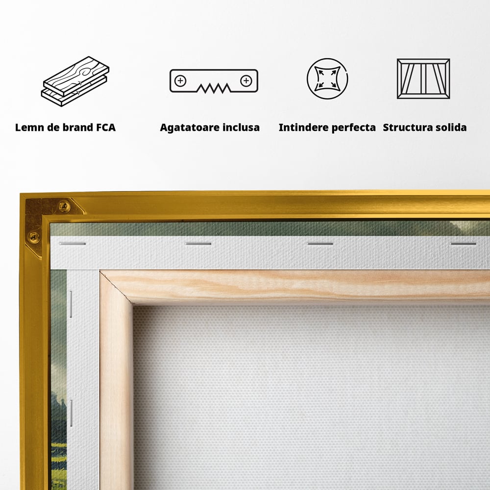 Tablou Canvas Premium LuxCanva® C1070, Cetate Din Antichitate , Cetate, Antichitate, Living Room, Office, Relaxare, Culori Vibrante