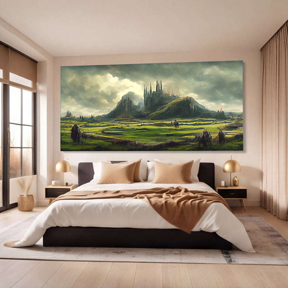 Tablou Canvas Premium LuxCanva® C1070, Cetate Din Antichitate , Cetate, Antichitate, Living Room, Office, Relaxare, Culori Vibrante