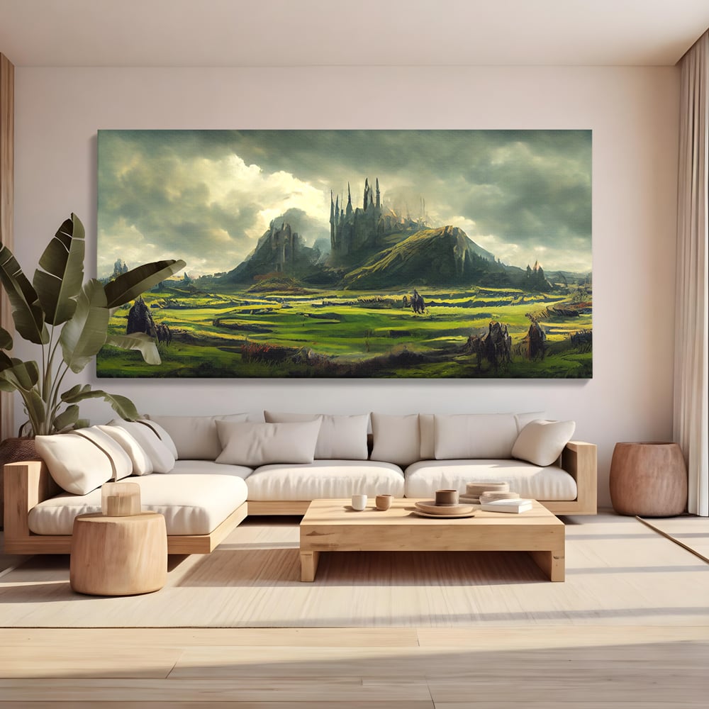 Tablou Canvas Premium LuxCanva® C1070, Cetate Din Antichitate , Cetate, Antichitate, Living Room, Office, Relaxare, Culori Vibrante