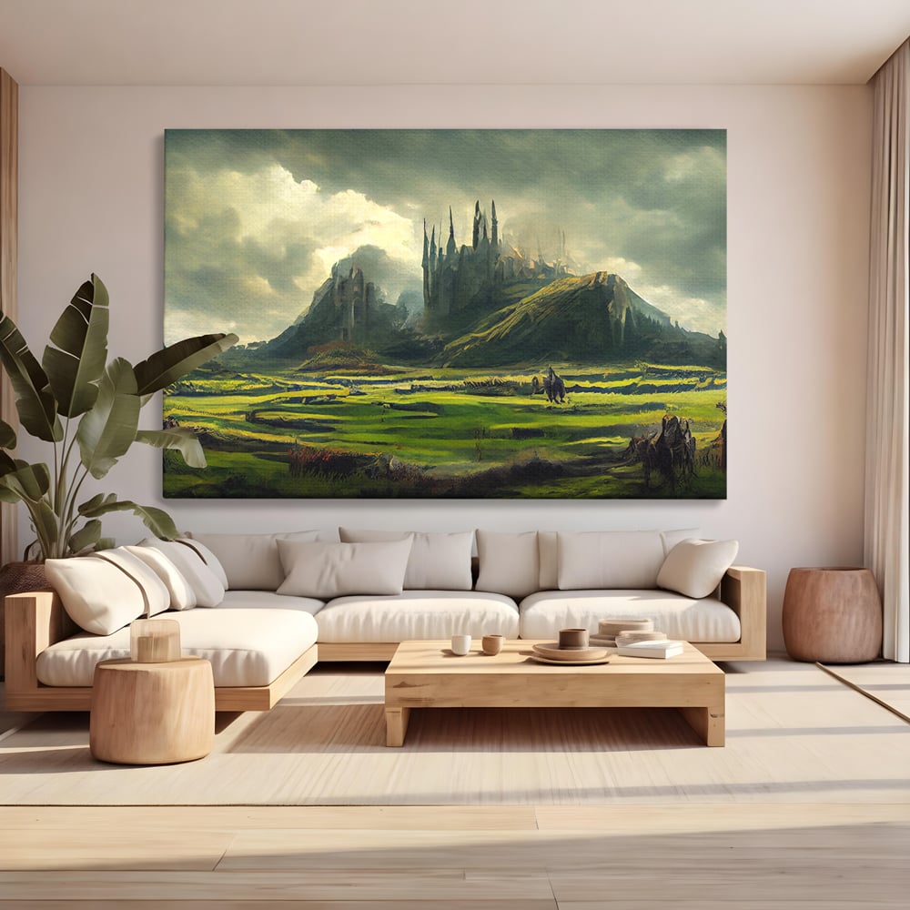 Tablou Canvas Premium LuxCanva® C1070, Cetate Din Antichitate , Cetate, Antichitate, Living Room, Office, Relaxare, Culori Vibrante