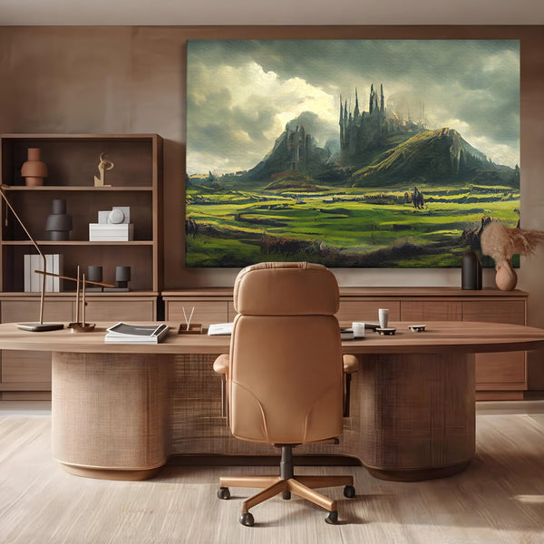 Tablou Canvas Premium LuxCanva® C1070, Cetate Din Antichitate , Cetate, Antichitate, Living Room, Office, Relaxare, Culori Vibrante