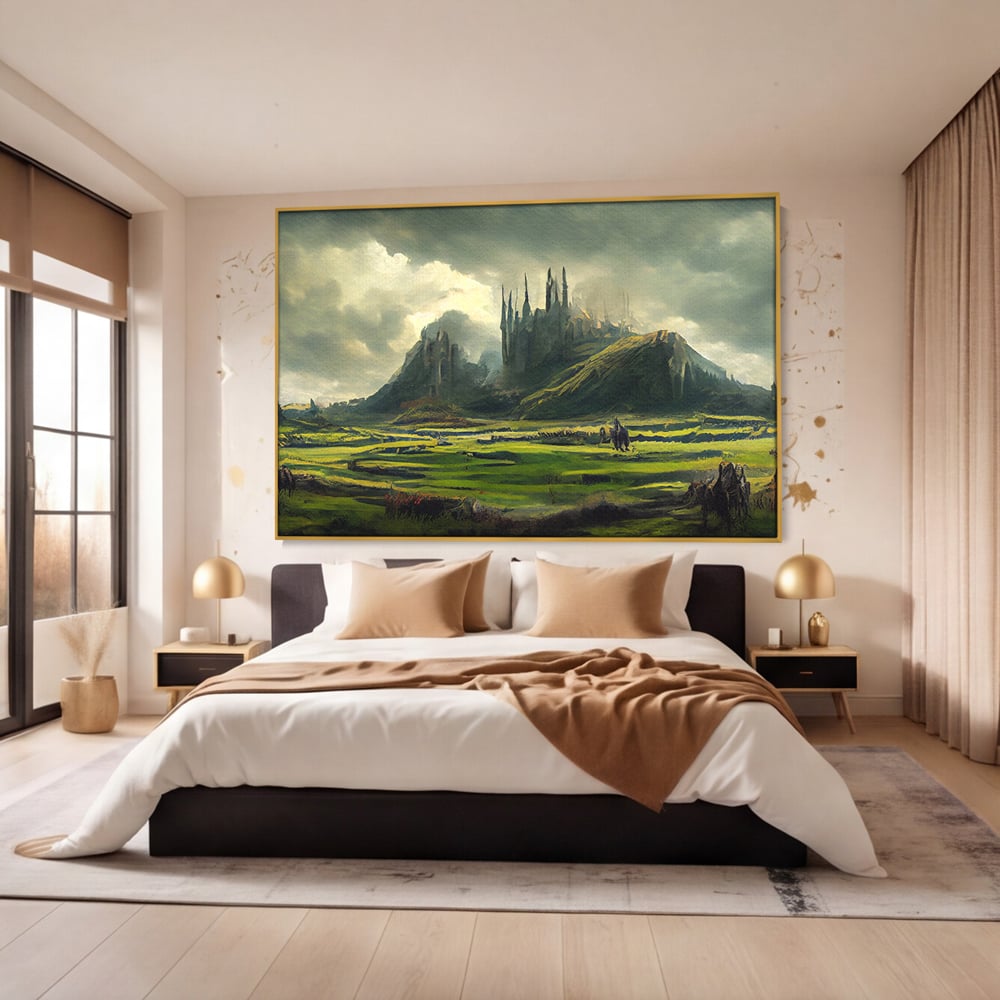 Tablou Canvas Premium LuxCanva® C1070, Cetate Din Antichitate , Cetate, Antichitate, Living Room, Office, Relaxare, Culori Vibrante