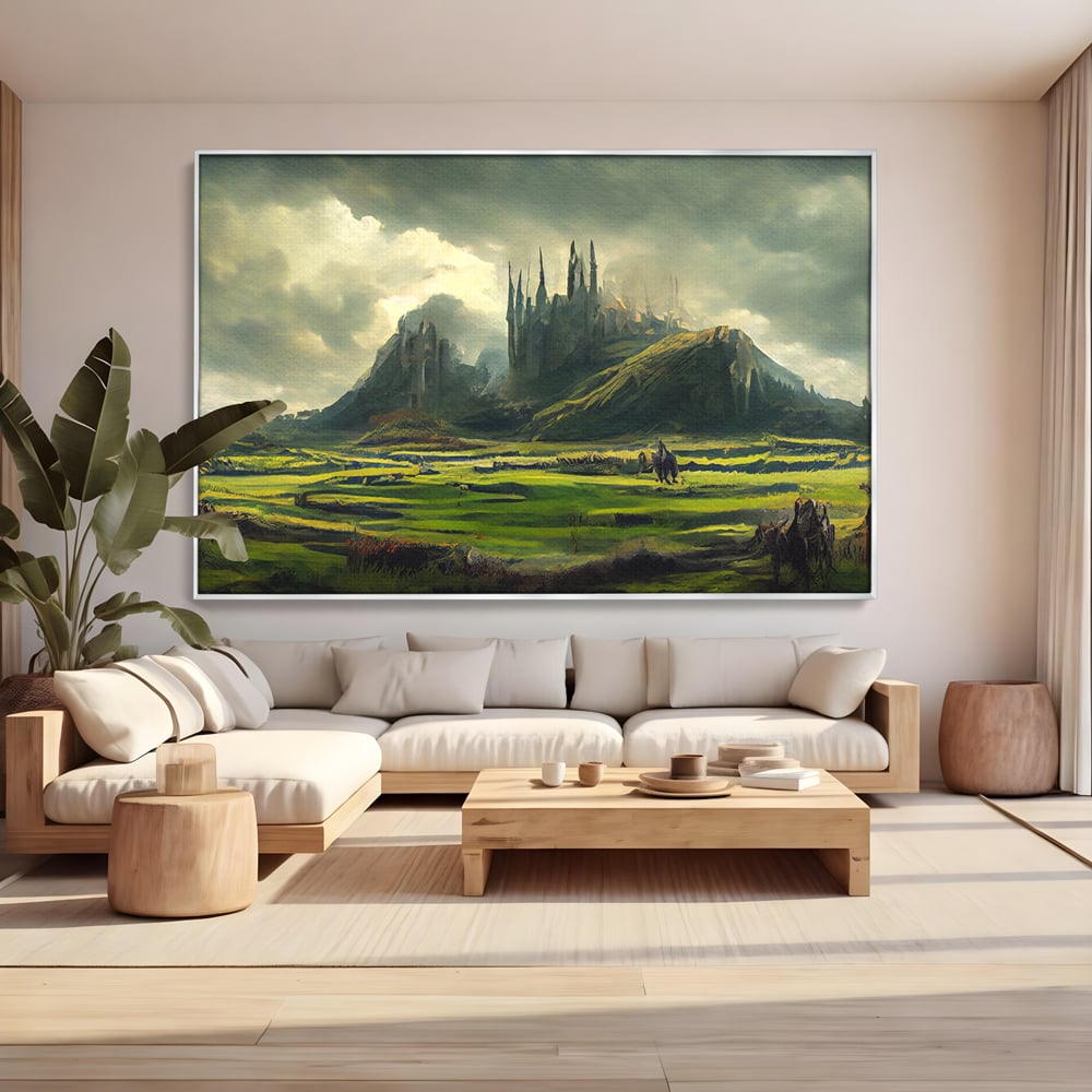Tablou Canvas Premium LuxCanva® C1070, Cetate Din Antichitate , Cetate, Antichitate, Living Room, Office, Relaxare, Culori Vibrante