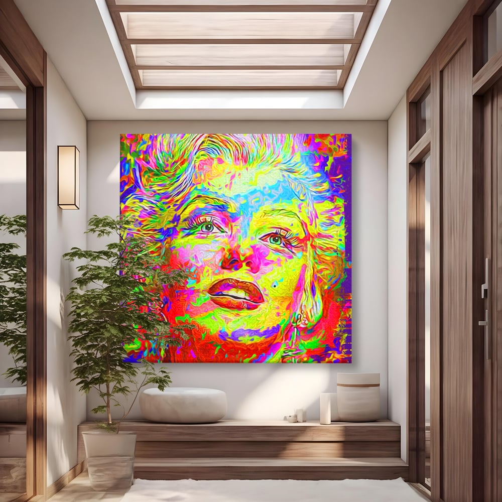 Tablou Canvas Premium LuxCanva® C1071, Beatiful Marilyn Monroe , Diva, Beauty, Marilyn, Living Room, Office, Relaxare, Culori Vibrante