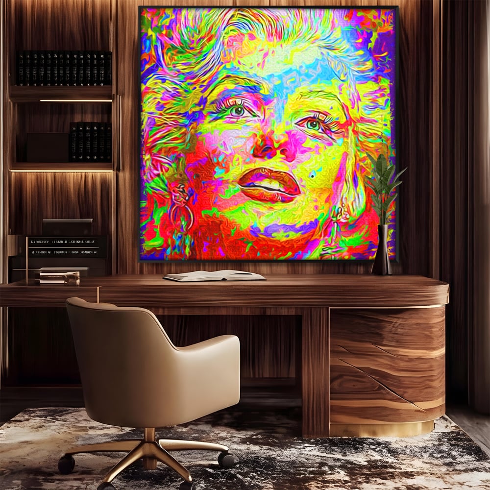 Tablou Canvas Premium LuxCanva® C1071, Beatiful Marilyn Monroe , Diva, Beauty, Marilyn, Living Room, Office, Relaxare, Culori Vibrante