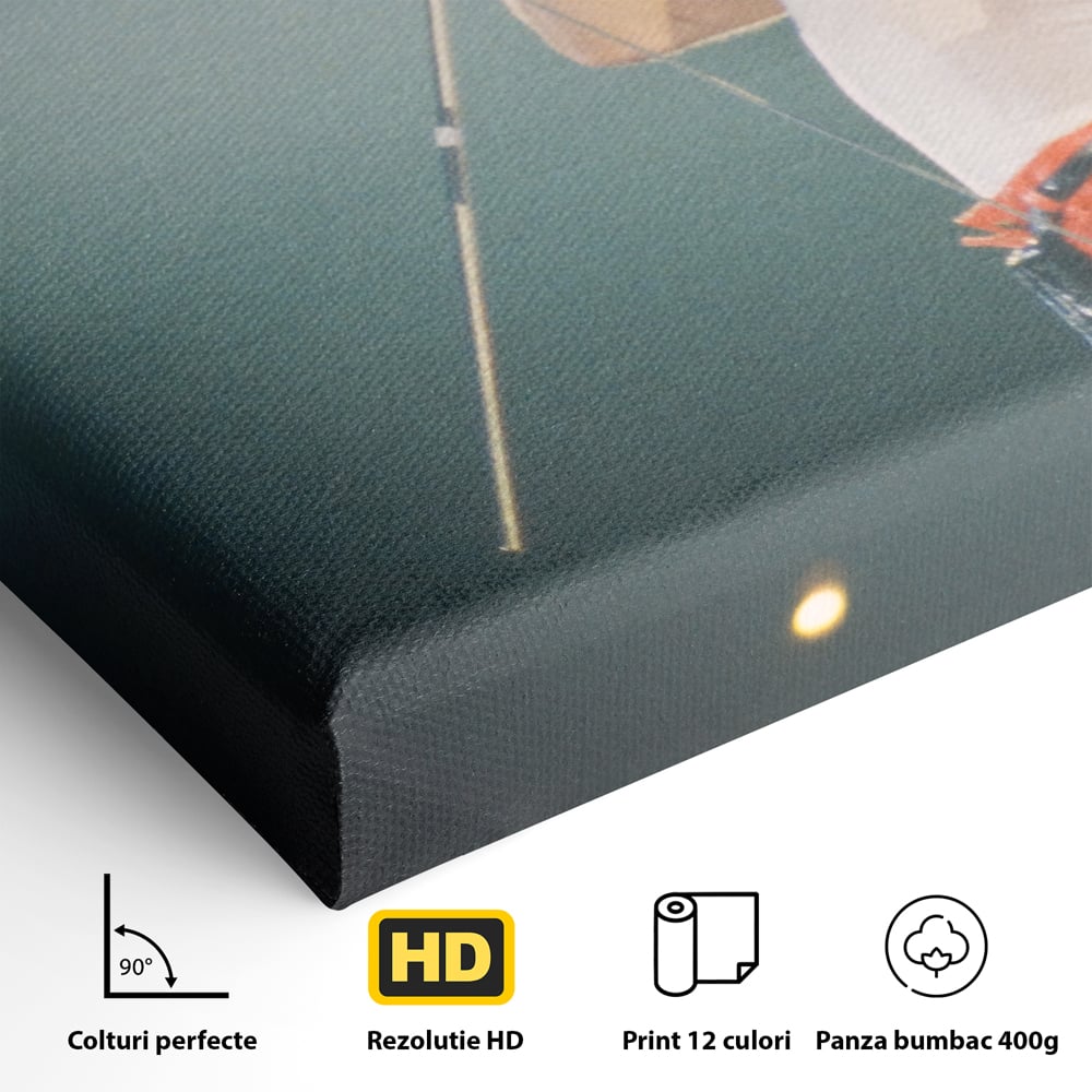 Tablou Canvas Premium LuxCanva® C1076, Freddie Mercury , Cantaret, Legenda, Freddie, Living Room, Office, Relaxare, Culori Vibrante