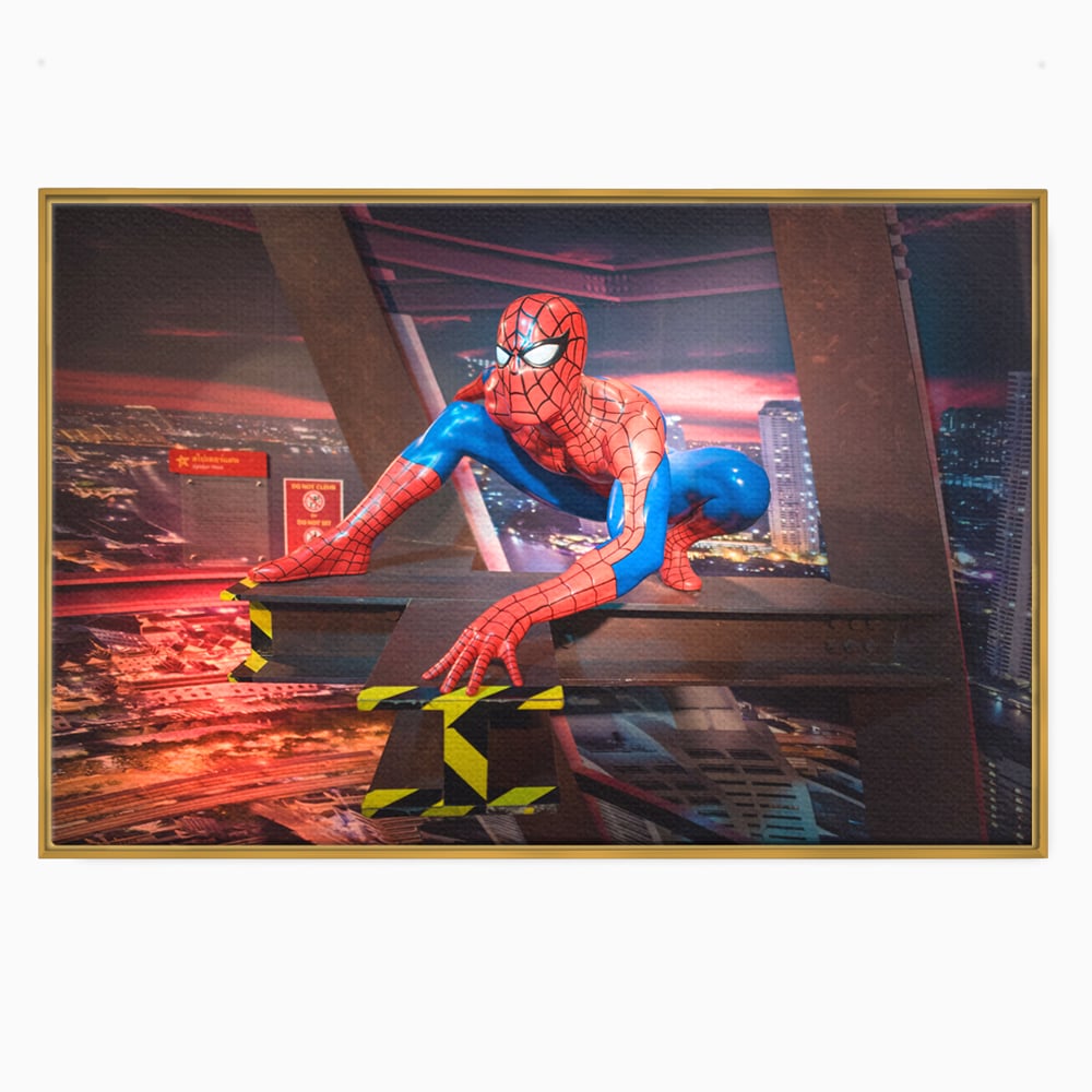 Tablou Canvas Premium, LuxCanva® C1077, Amazing Spider Man, Spider Man, Hero, Fantasy, Camera Copilului, Game Room, Relaxare, Culori Vibrante