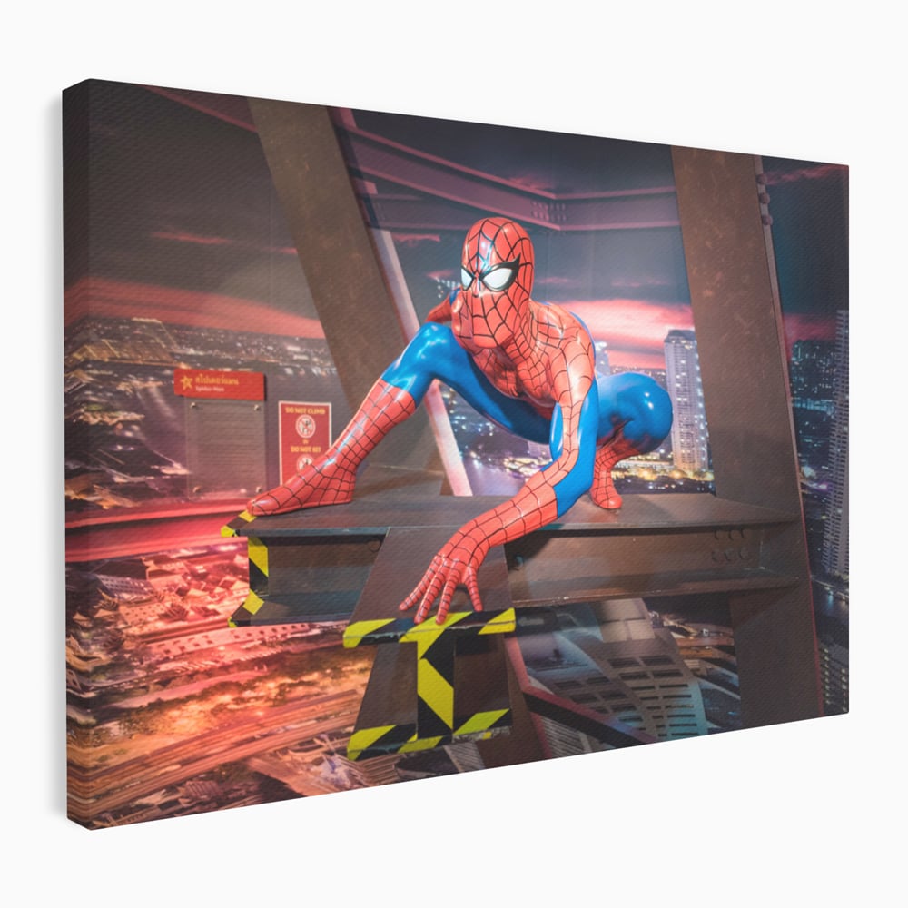 Tablou Canvas Premium, LuxCanva® C1077, Amazing Spider Man, Spider Man, Hero, Fantasy, Camera Copilului, Game Room, Relaxare, Culori Vibrante