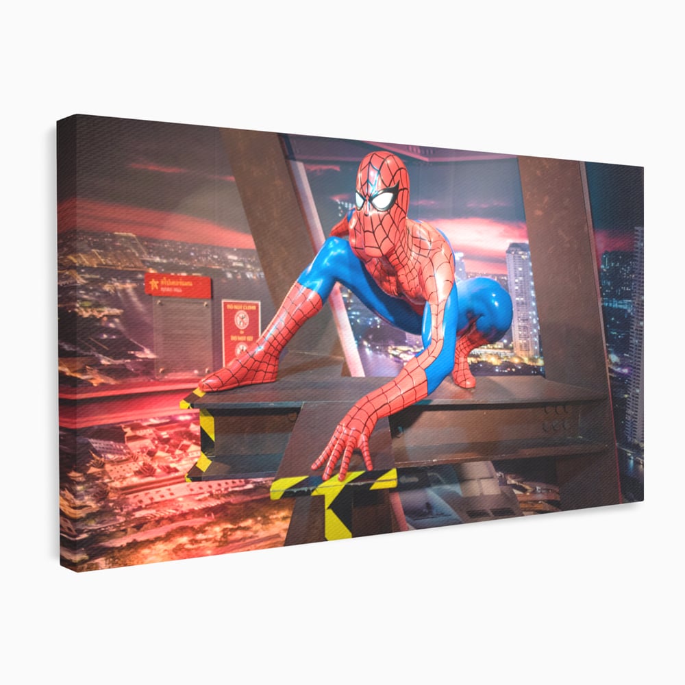 Tablou Canvas Premium, LuxCanva® C1077, Amazing Spider Man, Spider Man, Hero, Fantasy, Camera Copilului, Game Room, Relaxare, Culori Vibrante