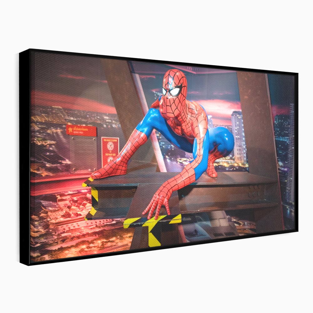 Tablou Canvas Premium, LuxCanva® C1077, Amazing Spider Man, Spider Man, Hero, Fantasy, Camera Copilului, Game Room, Relaxare, Culori Vibrante