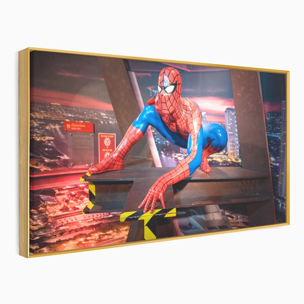 Tablou Canvas Premium, LuxCanva® C1077, Amazing Spider Man, Spider Man, Hero, Fantasy, Camera Copilului, Game Room, Relaxare, Culori Vibrante
