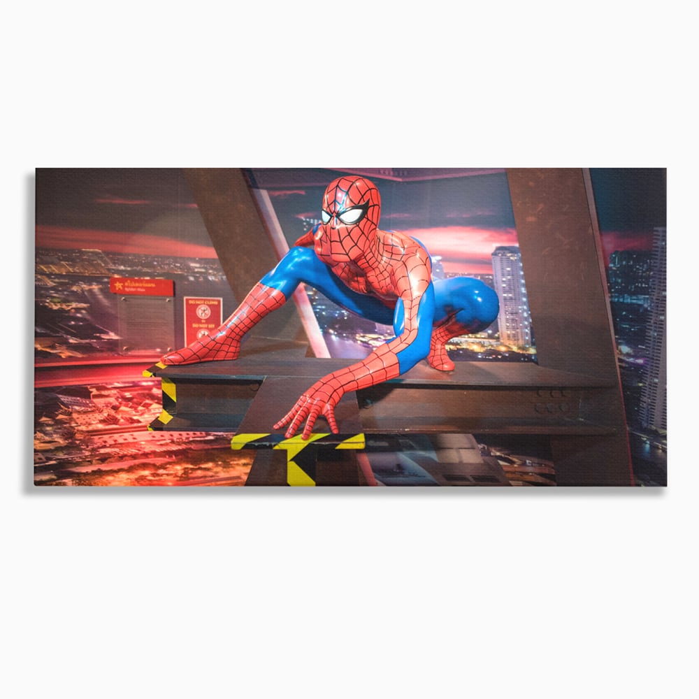 Tablou Canvas Premium, LuxCanva® C1077, Amazing Spider Man, Spider Man, Hero, Fantasy, Camera Copilului, Game Room, Relaxare, Culori Vibrante