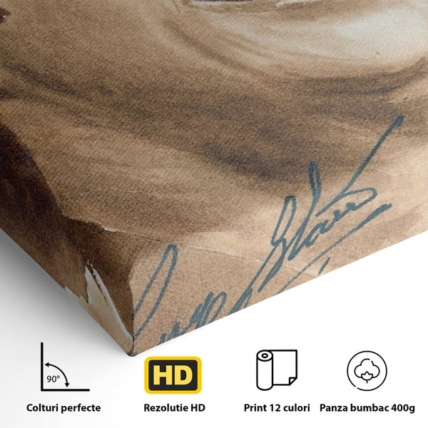 Tablou Canvas Premium LuxCanva® C1079, Beatles Ringo Star , Cantaret, Legenda, Ringo Star, Beatles, Living Room, Office, Relaxare, Culori Vibrante