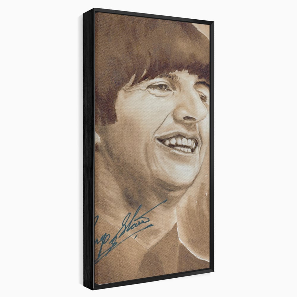 Tablou Canvas Premium LuxCanva® C1079, Beatles Ringo Star , Cantaret, Legenda, Ringo Star, Beatles, Living Room, Office, Relaxare, Culori Vibrante