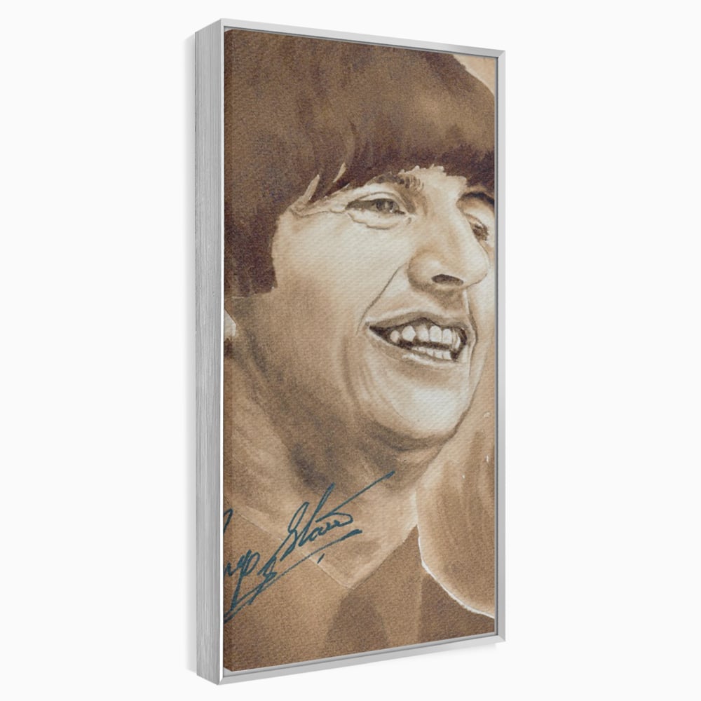 Tablou Canvas Premium LuxCanva® C1079, Beatles Ringo Star , Cantaret, Legenda, Ringo Star, Beatles, Living Room, Office, Relaxare, Culori Vibrante