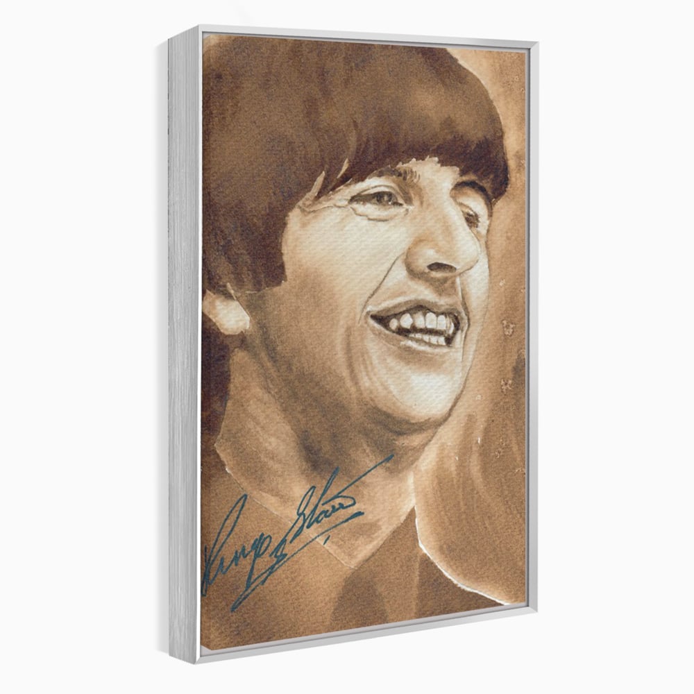 Tablou Canvas Premium LuxCanva® C1079, Beatles Ringo Star , Cantaret, Legenda, Ringo Star, Beatles, Living Room, Office, Relaxare, Culori Vibrante