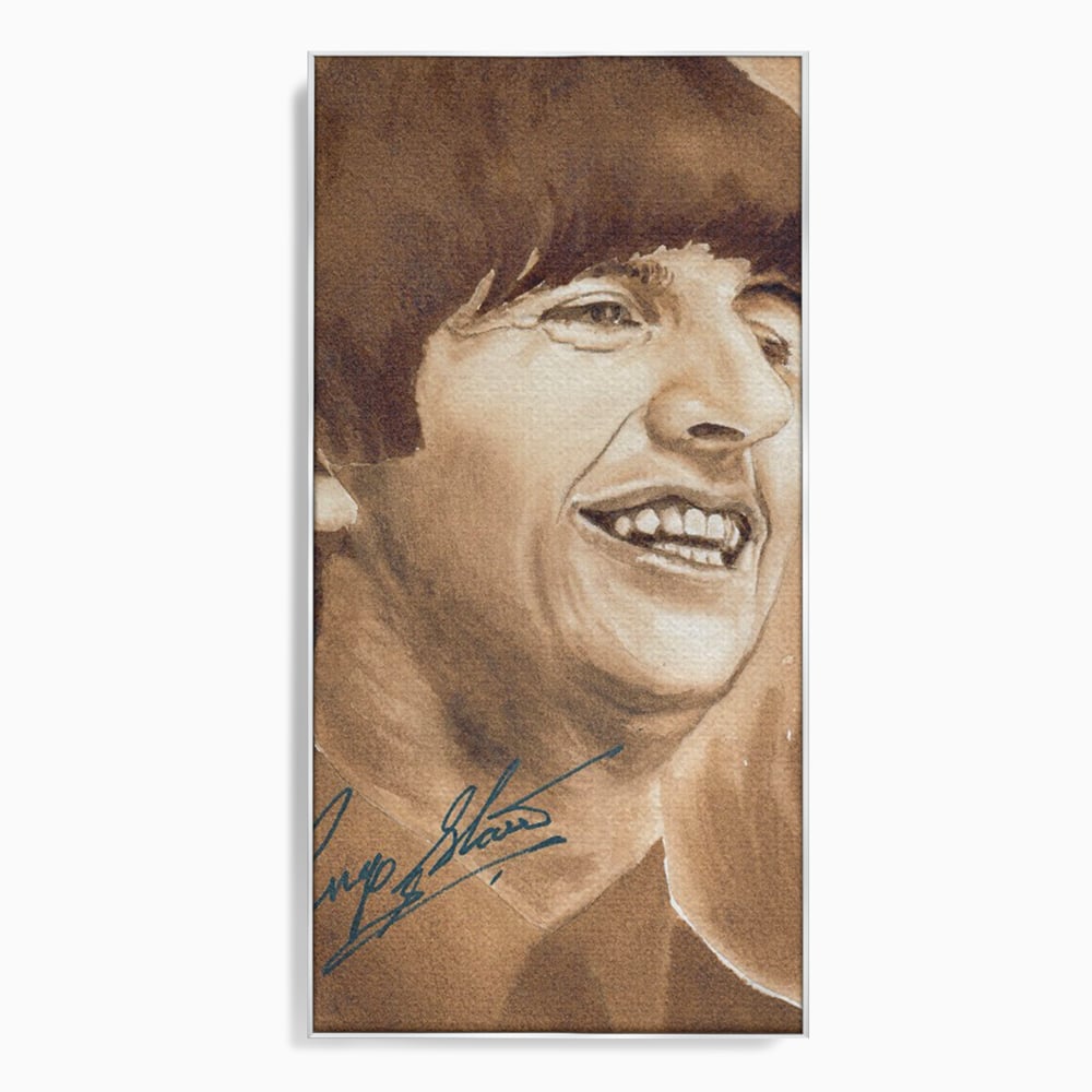 Tablou Canvas Premium LuxCanva® C1079, Beatles Ringo Star , Cantaret, Legenda, Ringo Star, Beatles, Living Room, Office, Relaxare, Culori Vibrante