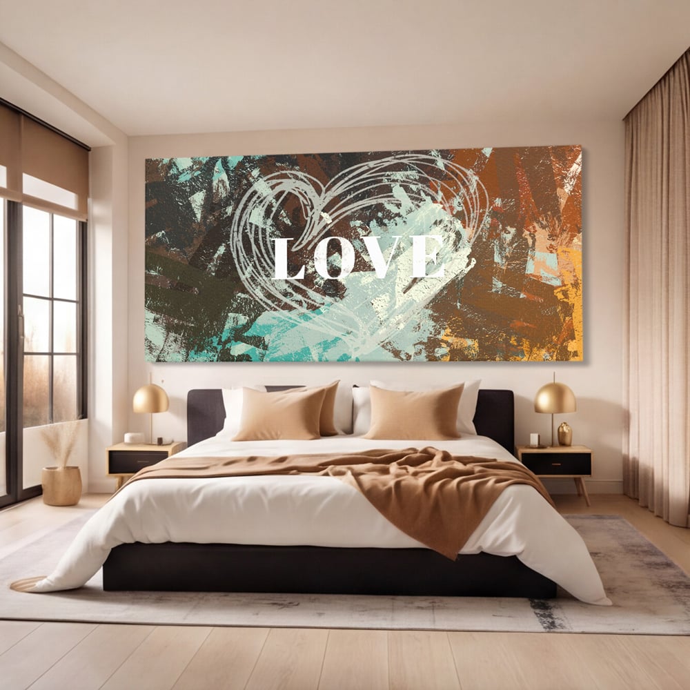Tablou Canvas Premium LuxCanva® C1083, Dragoste , Inspirational, Dragoste, Living Room, Bedroom, Relaxare, Culori Vibrante