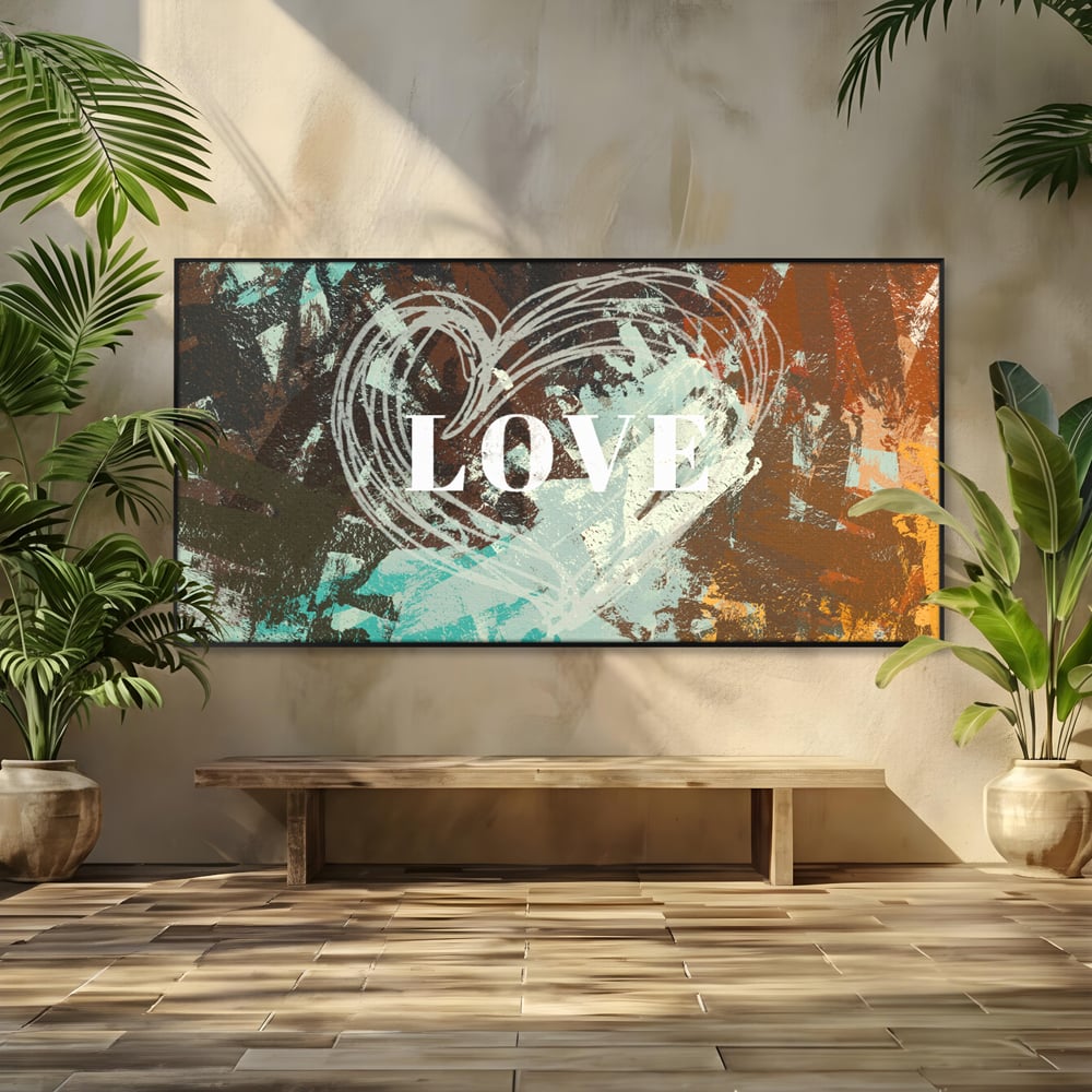 Tablou Canvas Premium LuxCanva® C1083, Dragoste , Inspirational, Dragoste, Living Room, Bedroom, Relaxare, Culori Vibrante