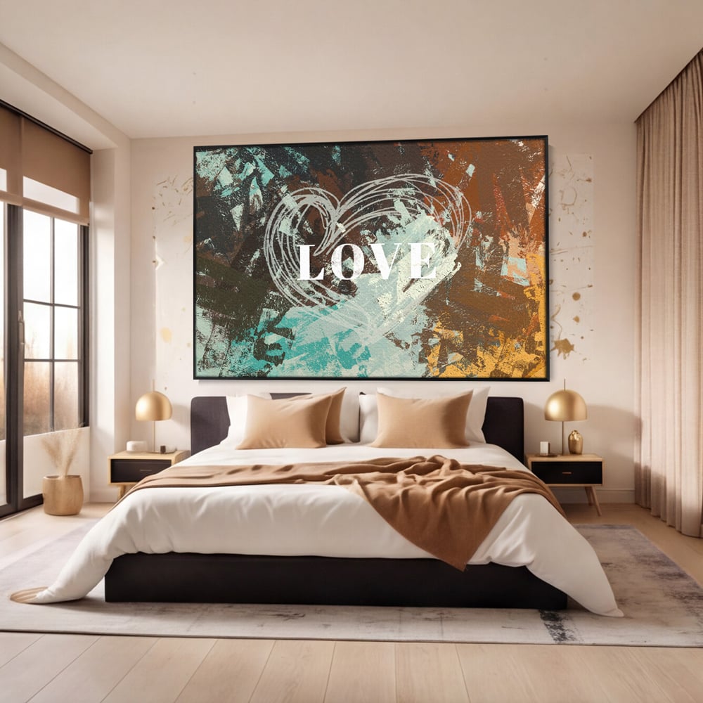Tablou Canvas Premium LuxCanva® C1083, Dragoste , Inspirational, Dragoste, Living Room, Bedroom, Relaxare, Culori Vibrante