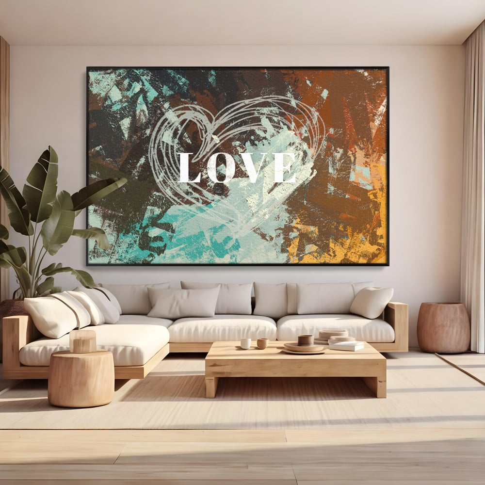 Tablou Canvas Premium LuxCanva® C1083, Dragoste , Inspirational, Dragoste, Living Room, Bedroom, Relaxare, Culori Vibrante