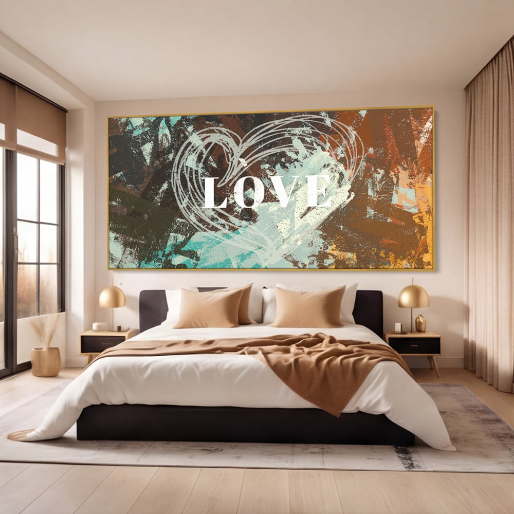 Tablou Canvas Premium LuxCanva® C1083, Dragoste , Inspirational, Dragoste, Living Room, Bedroom, Relaxare, Culori Vibrante
