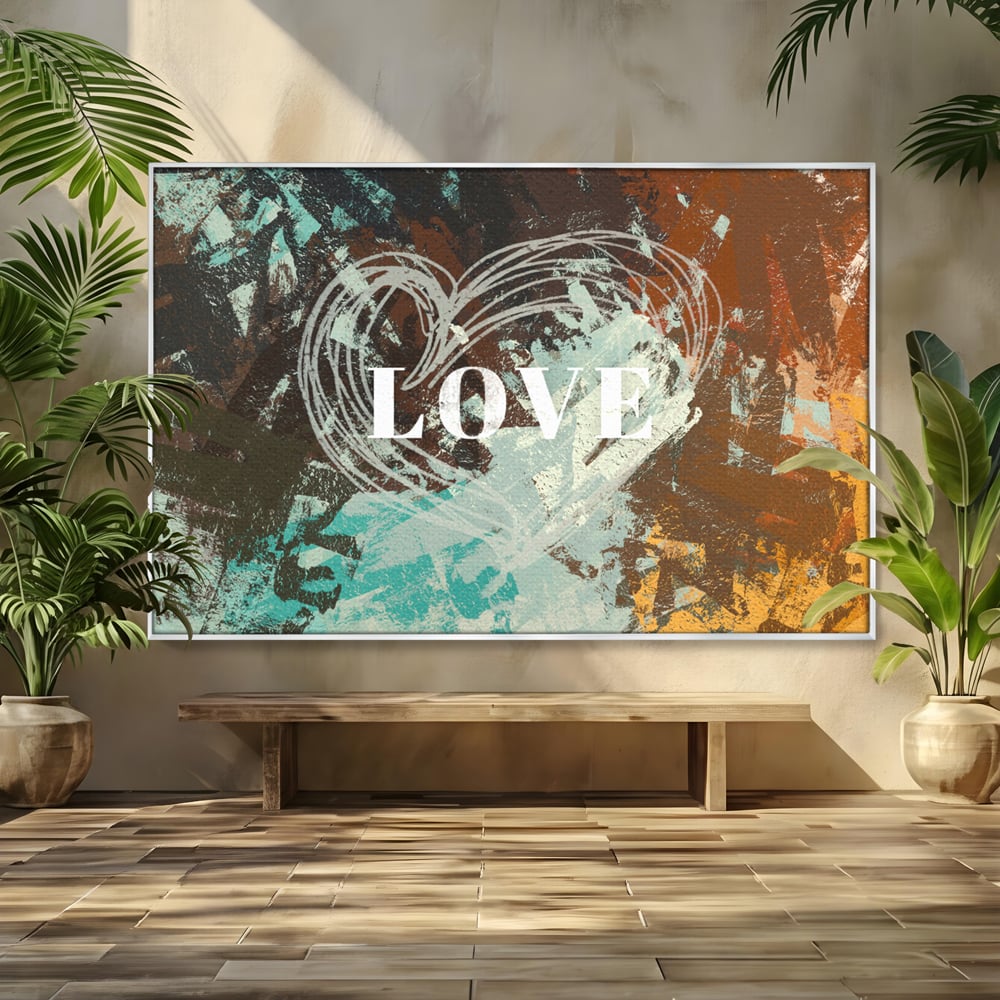 Tablou Canvas Premium LuxCanva® C1083, Dragoste , Inspirational, Dragoste, Living Room, Bedroom, Relaxare, Culori Vibrante