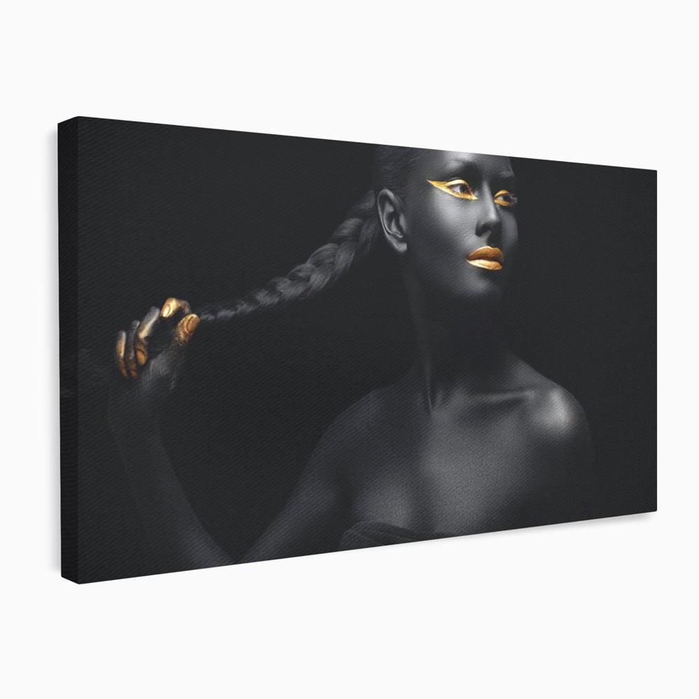 Tablou Canvas Premium LuxCanva® C1084, Frumusetea Femeii , Inspirational, Frumusete, Fata, Living Room, Bedroom, Relaxare, Culori Vibrante